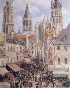 Rue de I-Epicerie,Rouen Camille Pissarro